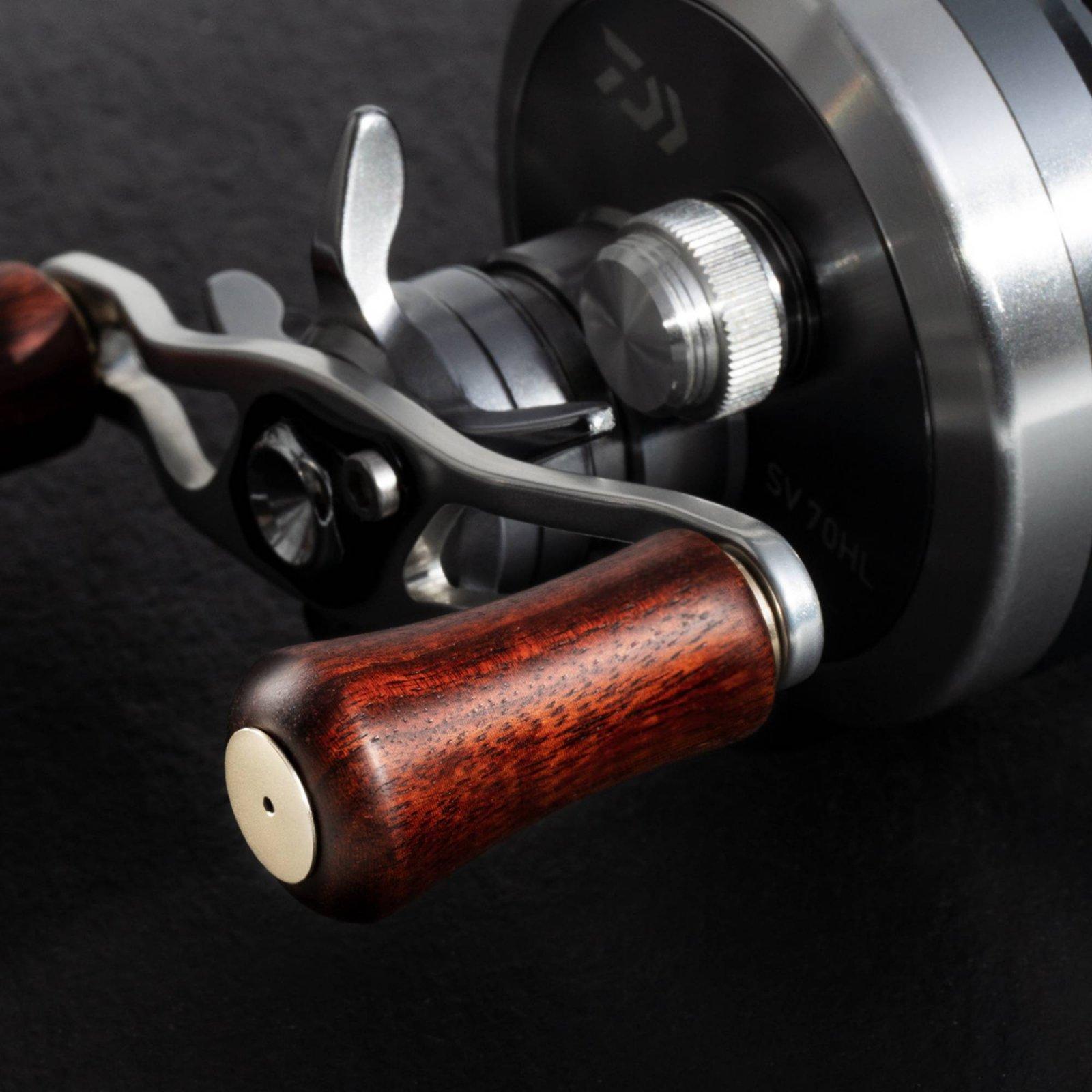 مقبض عالمي خشبي لبكرة الصيد مع - مراجعة Fly Reel وسعره